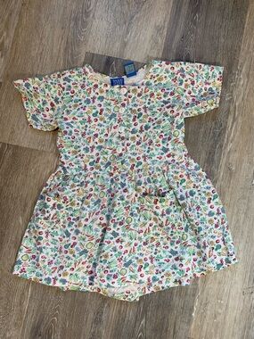 3/$10💕 Jenny B White Vegetable Button-Front Casual Dress for Girls